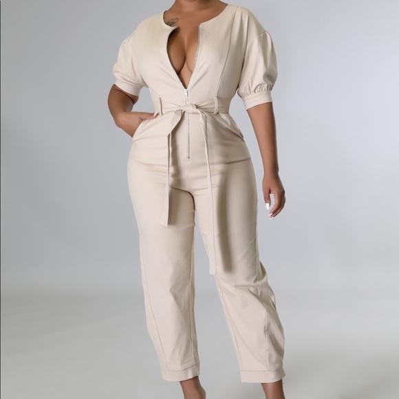 Zip Up Jumpsuit - Picture 1 of 3